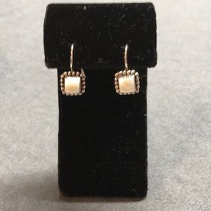 NWT Silpada W1394 .925 Pearl earrings